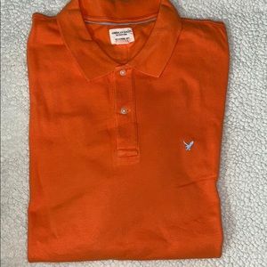 American Eagle Orange Polo